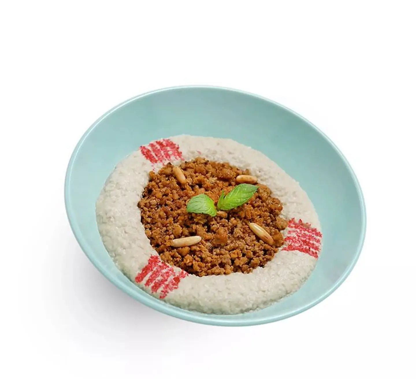 صحن متبل باللحم