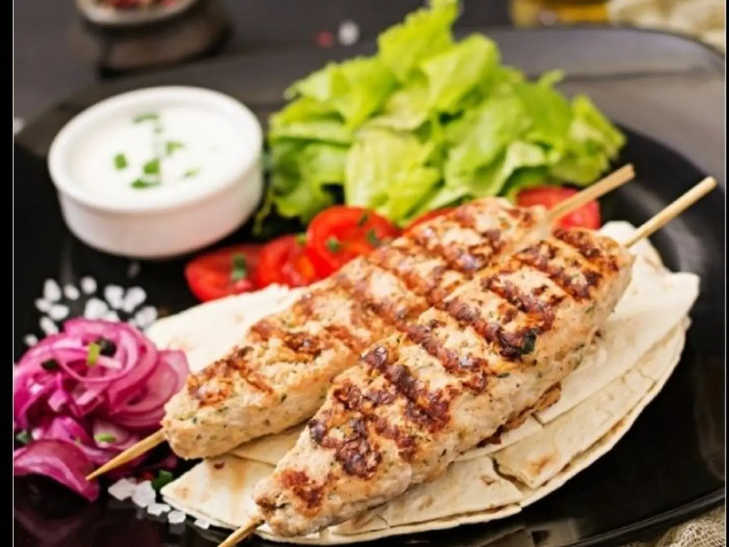 Chapati Chicken Kebab