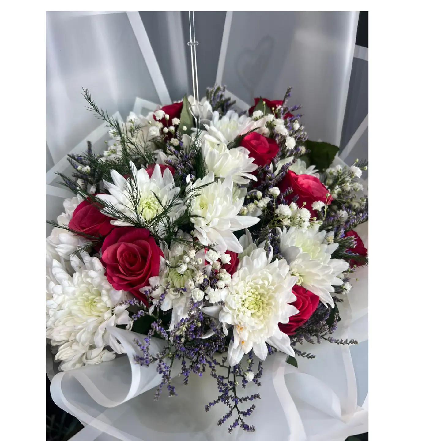 Snowy Passion Bouquet 256
