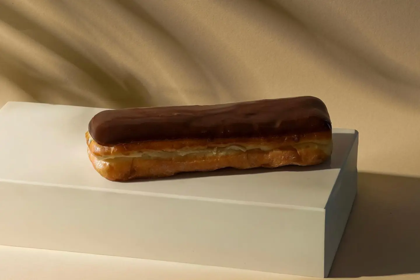 Custard With Dount Long Donut