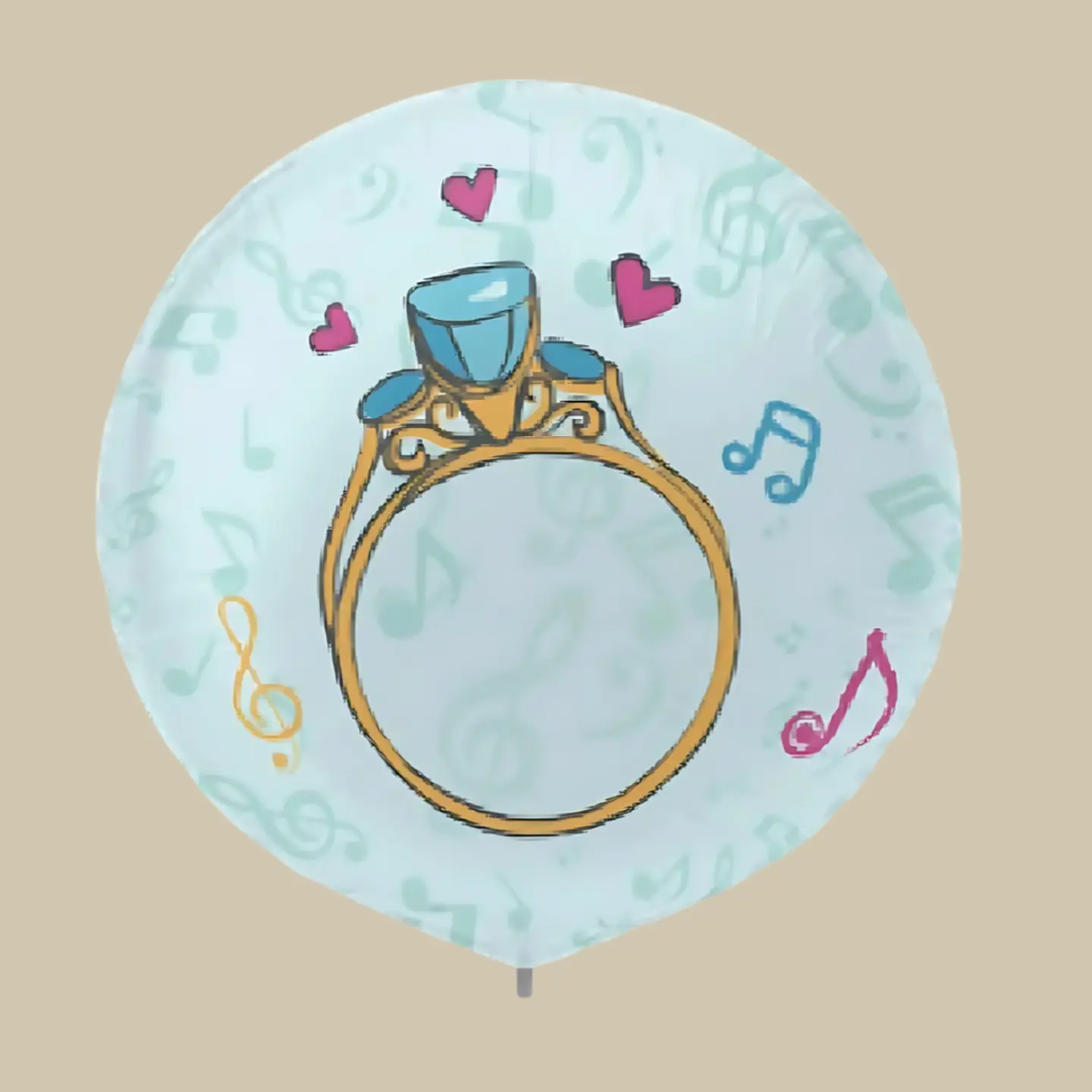 Helium Wedding Balloon