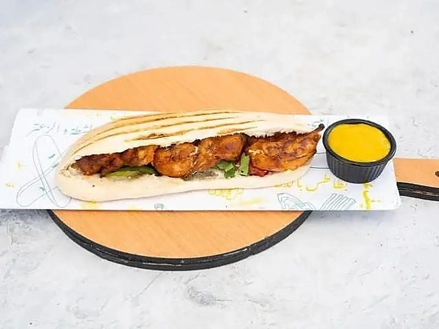رغيف شيش طاووق مشوي