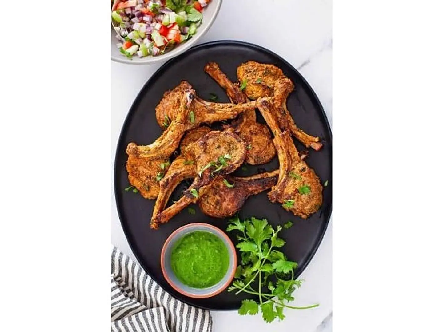 ضلوع لحم الضأن مقلية