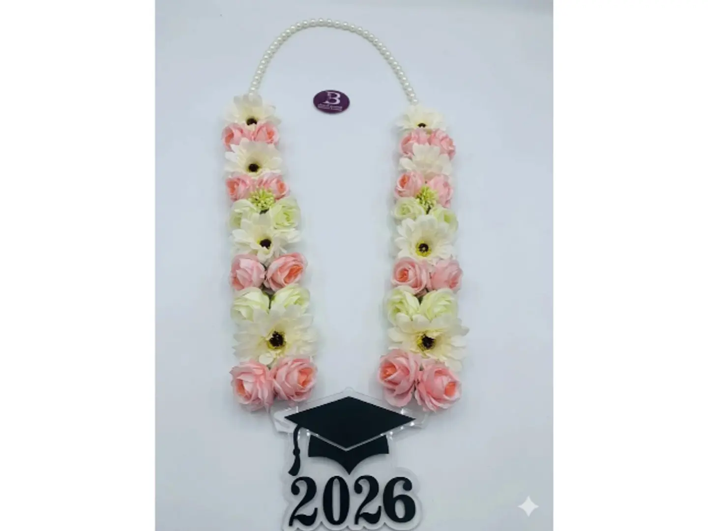 Artificial Rose Graduation Necklace For The Princess