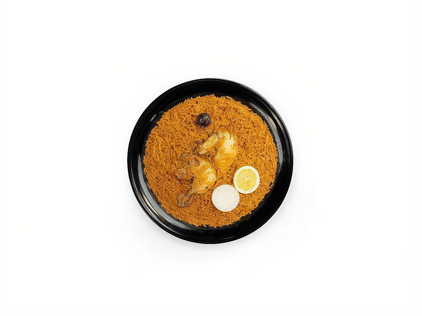 نصف حبة مضغوط مدهنة دجاج