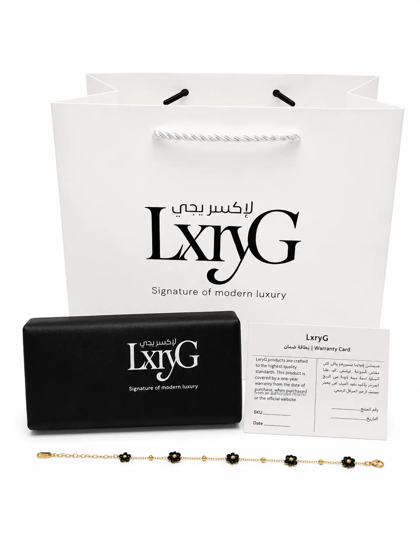 Lxry G Black Opal Bracelet Lx017