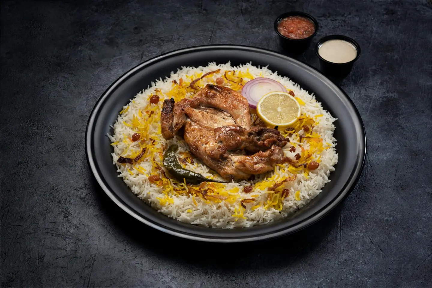 Whole Madbi Spicy Chicken With Shabi Rice