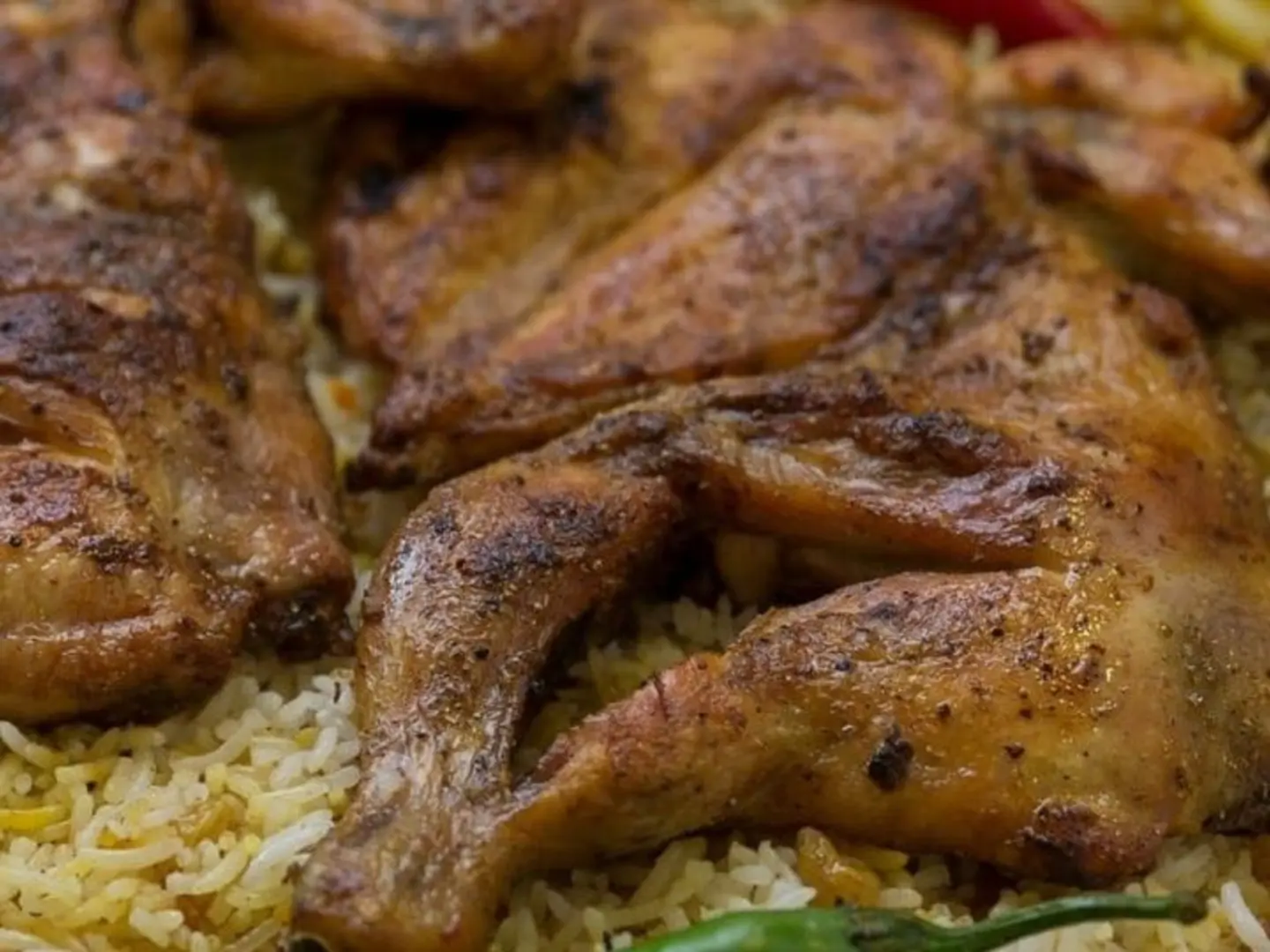 نص حبة دجاج ساده مظبي