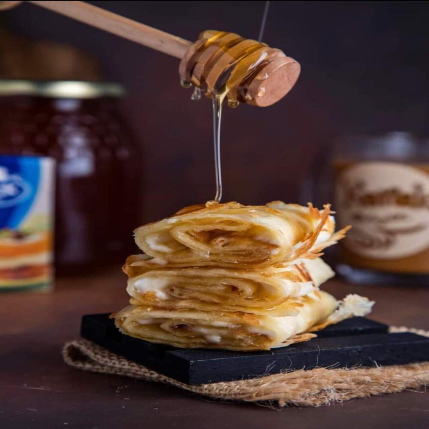 Cheese And Honey Chapati