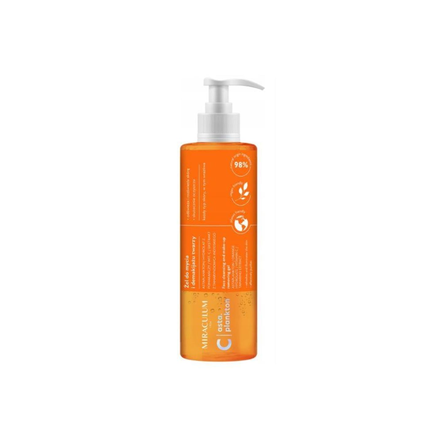 Miraculum Facial Cleanser And Makeup Remover Vitamin C 200ml