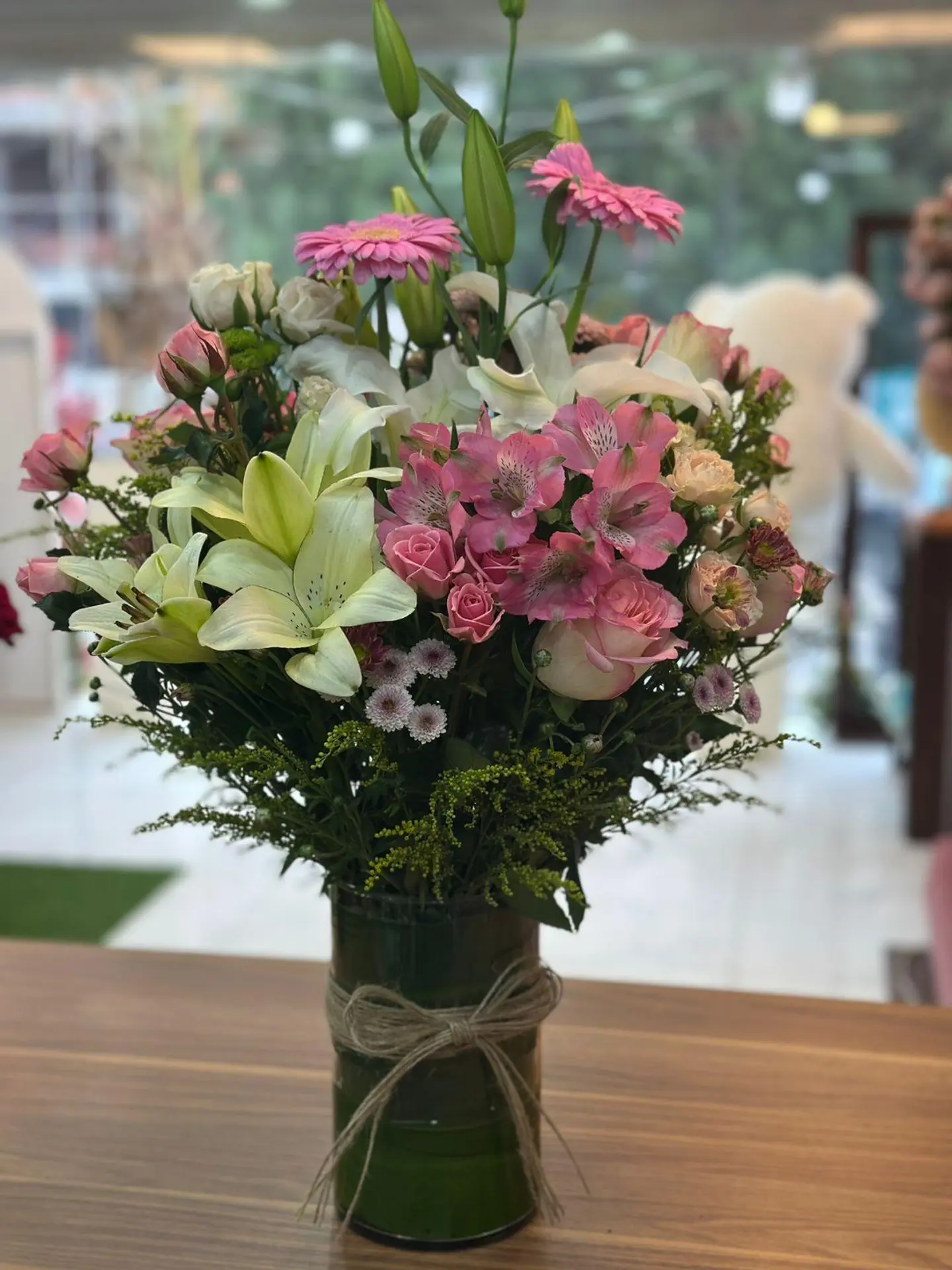 مزهريات وردية ٢