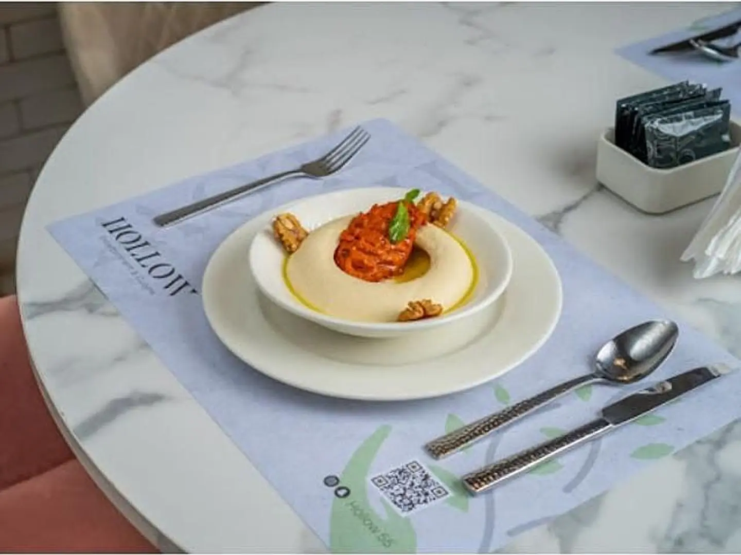 Hummus With Muhammara