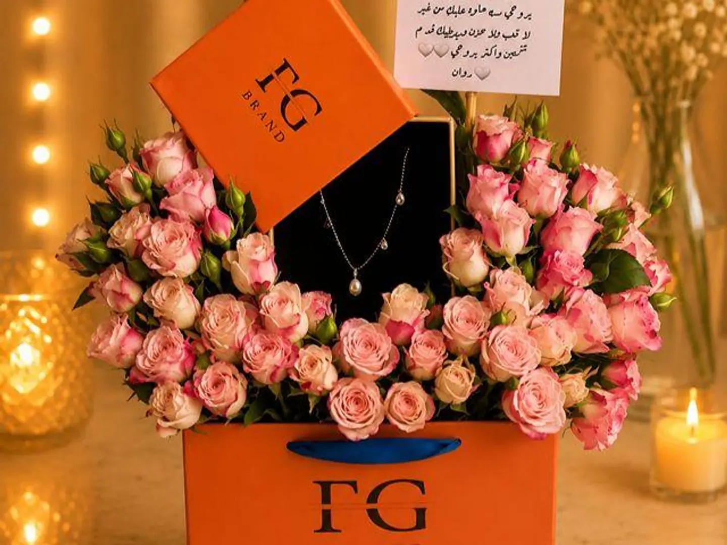 Necklace With A Changeable Flower 8