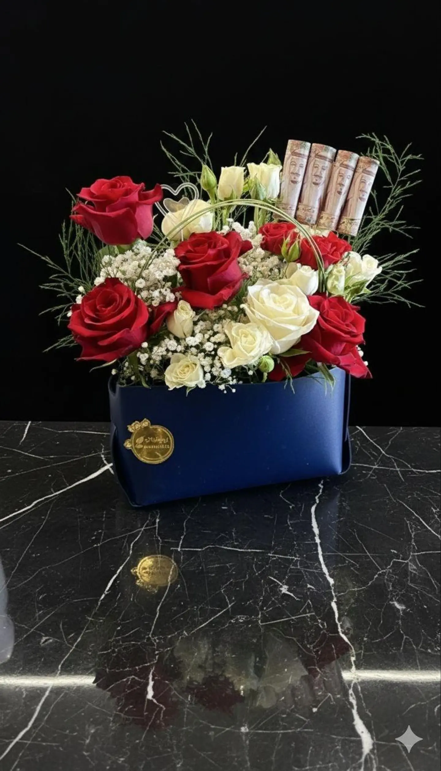 هدية ورد طبيعي