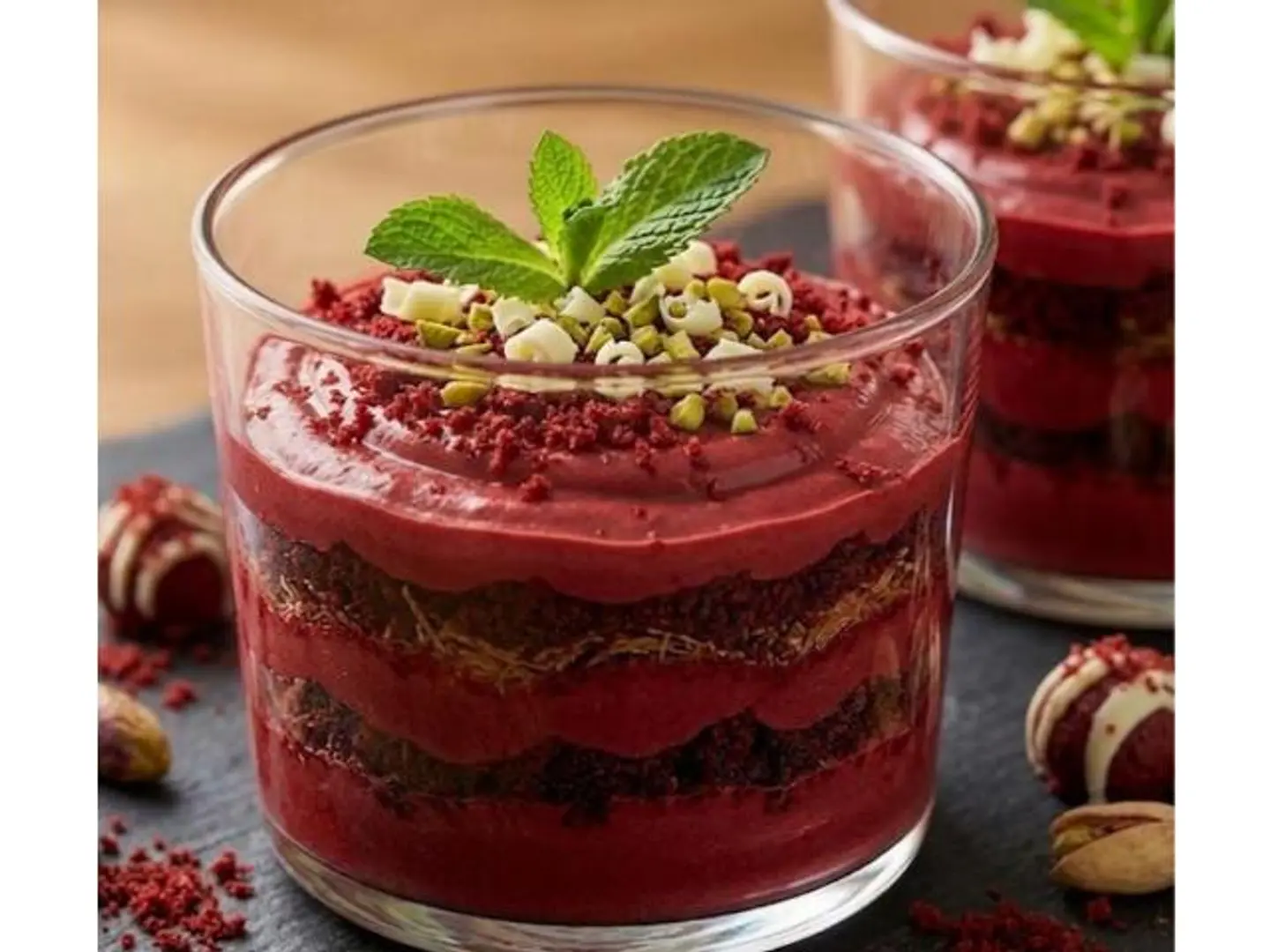 Red Velvet Cake Pudding