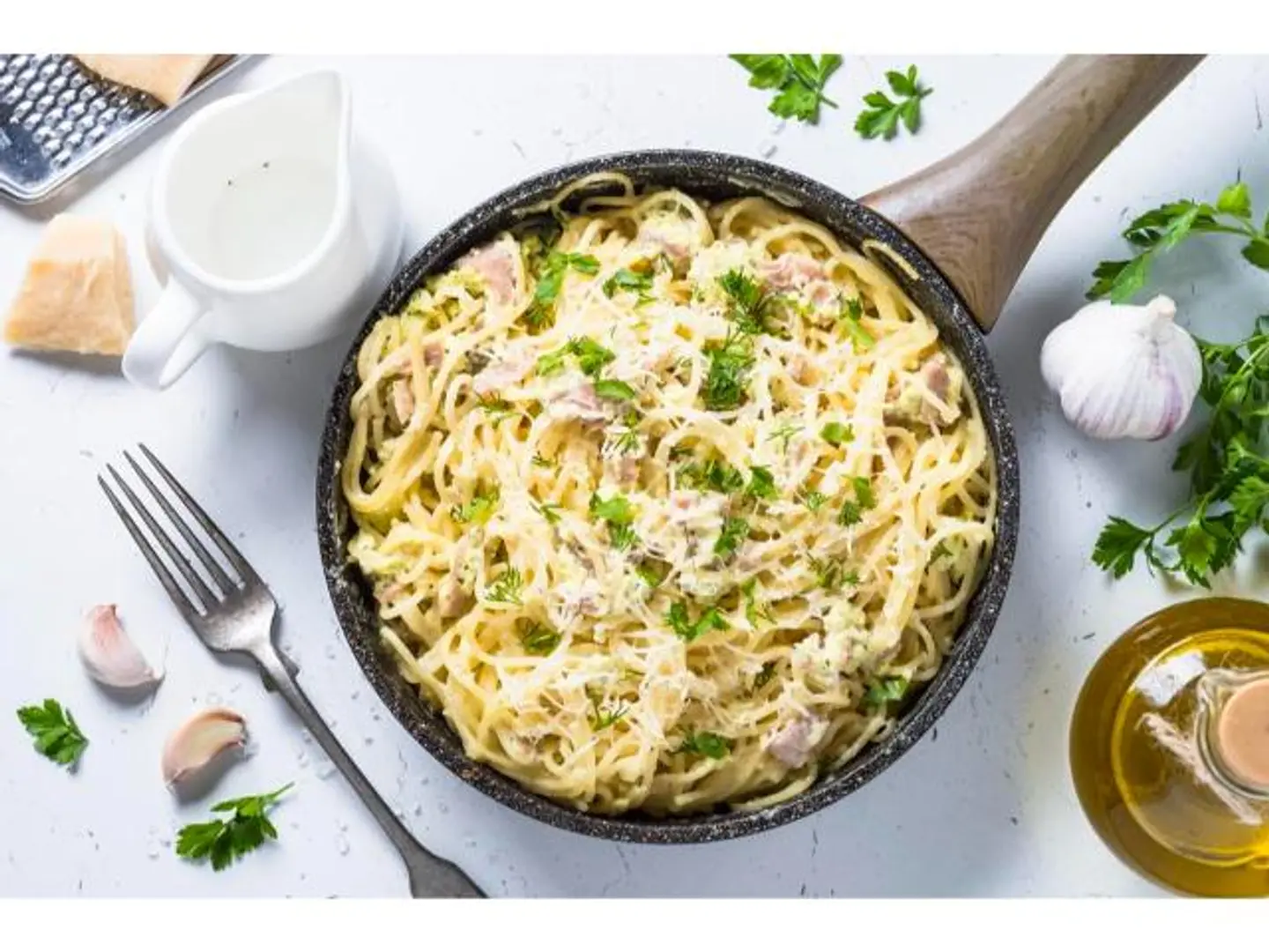 Pesto Fettuccine