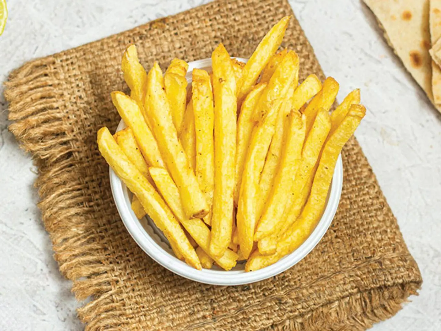 Small Plate Of Fries