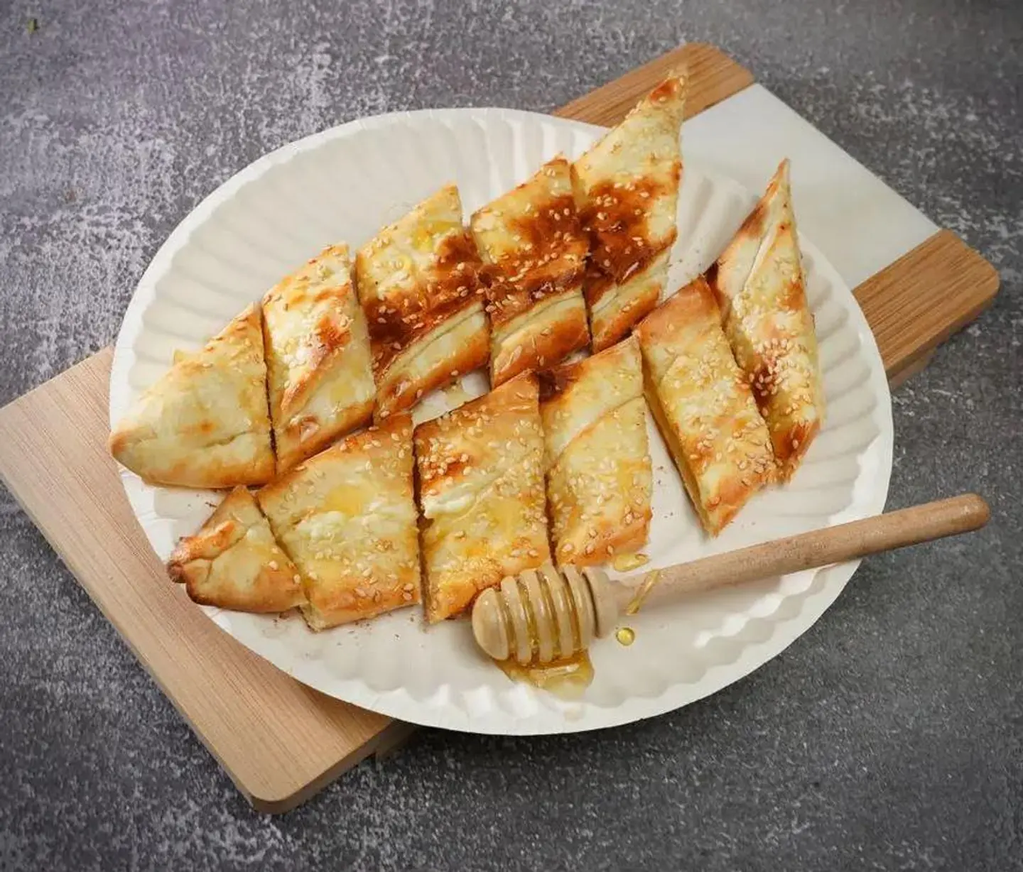 Cheese And Honey Pastry