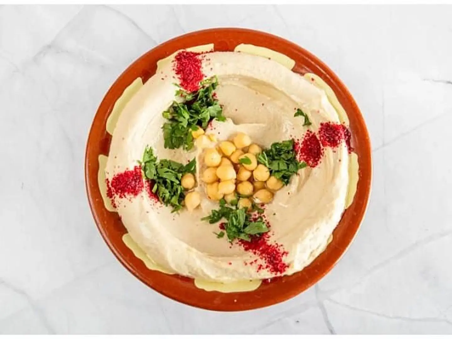 Plate Of Hummus