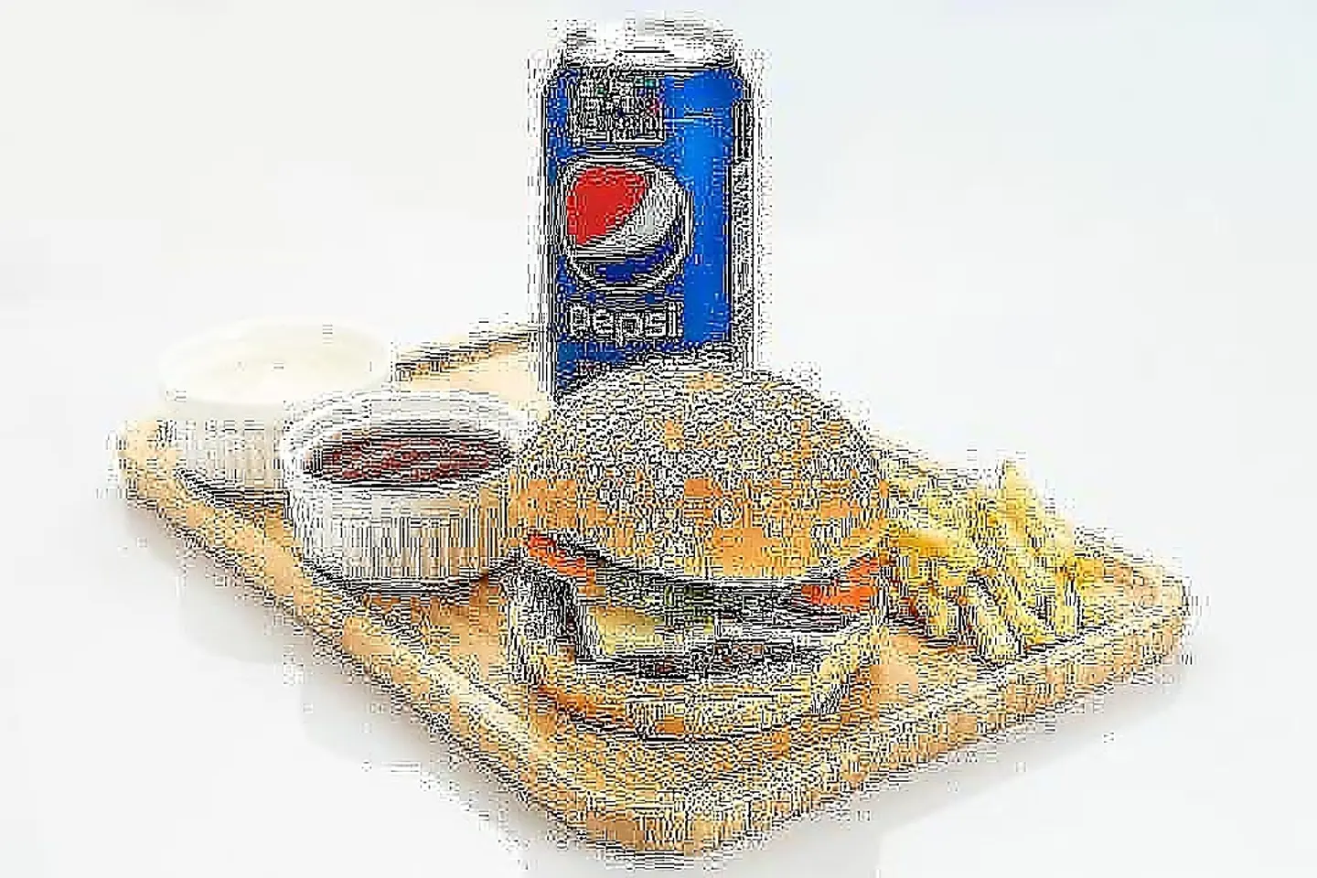 وجبة برجر لحم