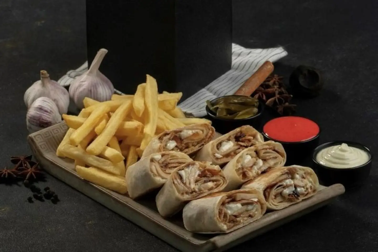 شاورما عربي دبل