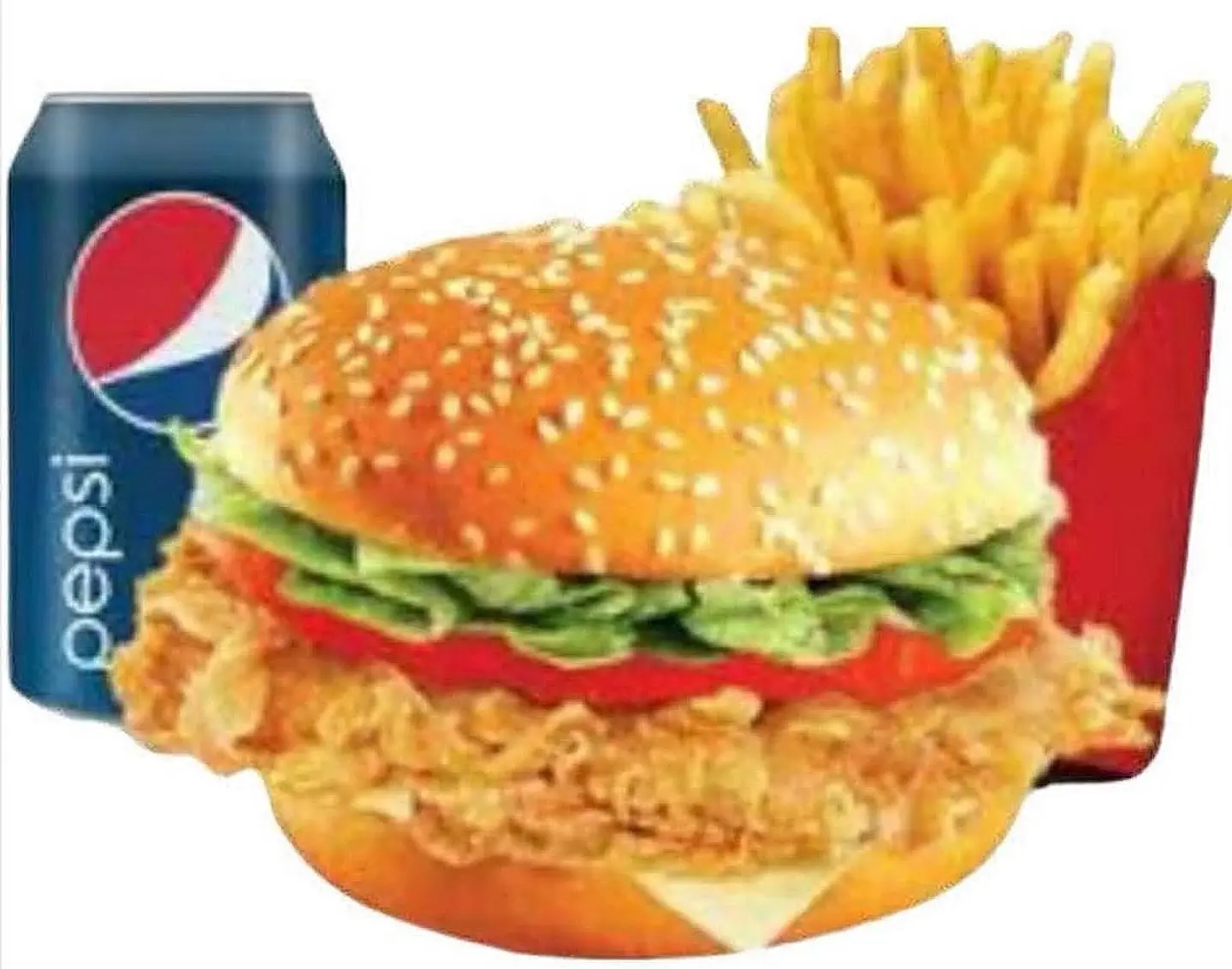 وجبة زنجر دجاج