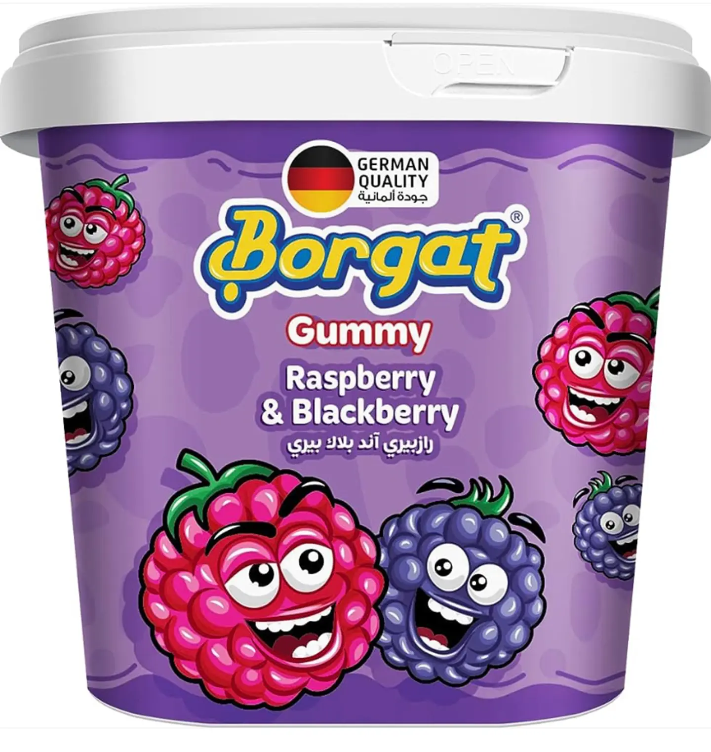 Borgat Gummy Raspberry And Blackberry 175 Gram