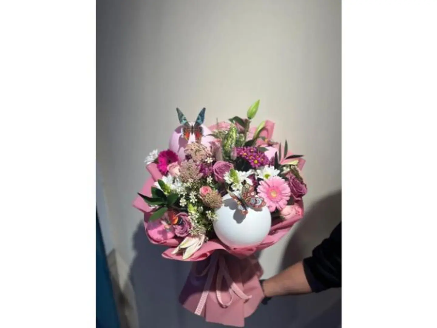 بوكيه ورد مع البالونات 30ورده