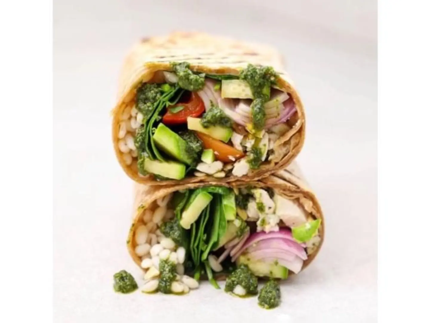 Pesto & Herb Chicken Wrap