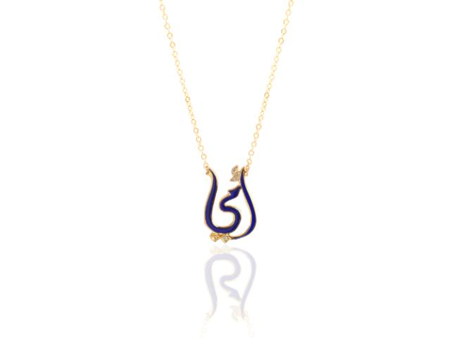 Mother Necklace With Enamel