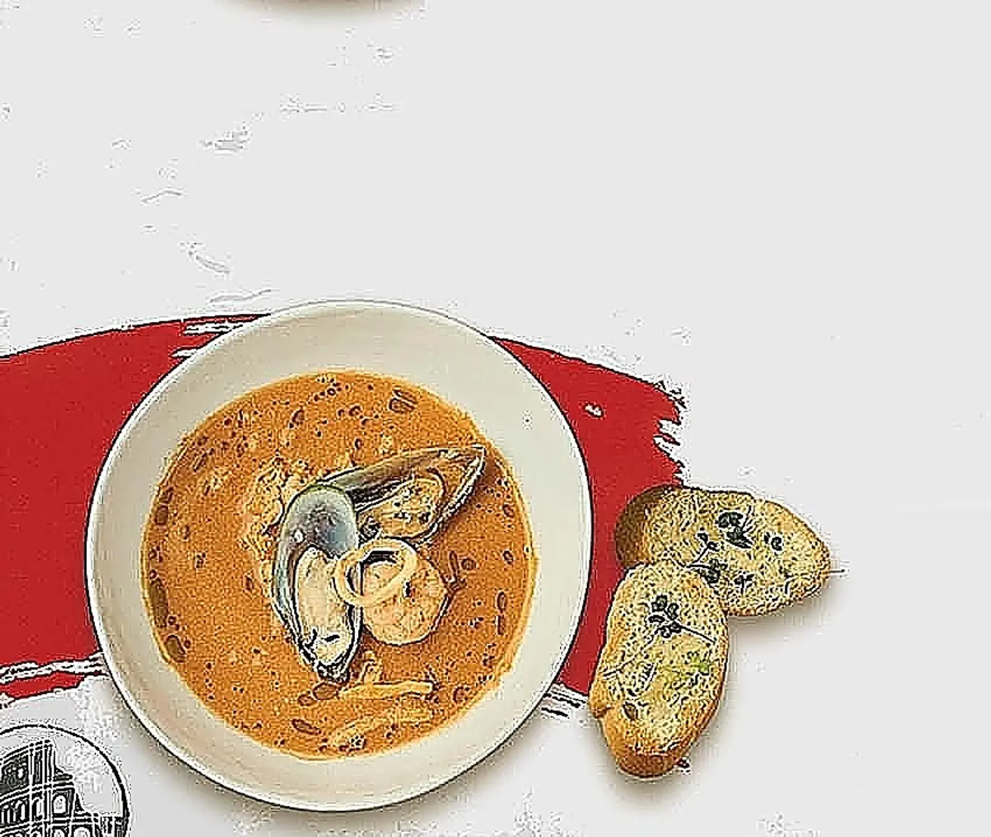 شوربة بولابيز البحرية