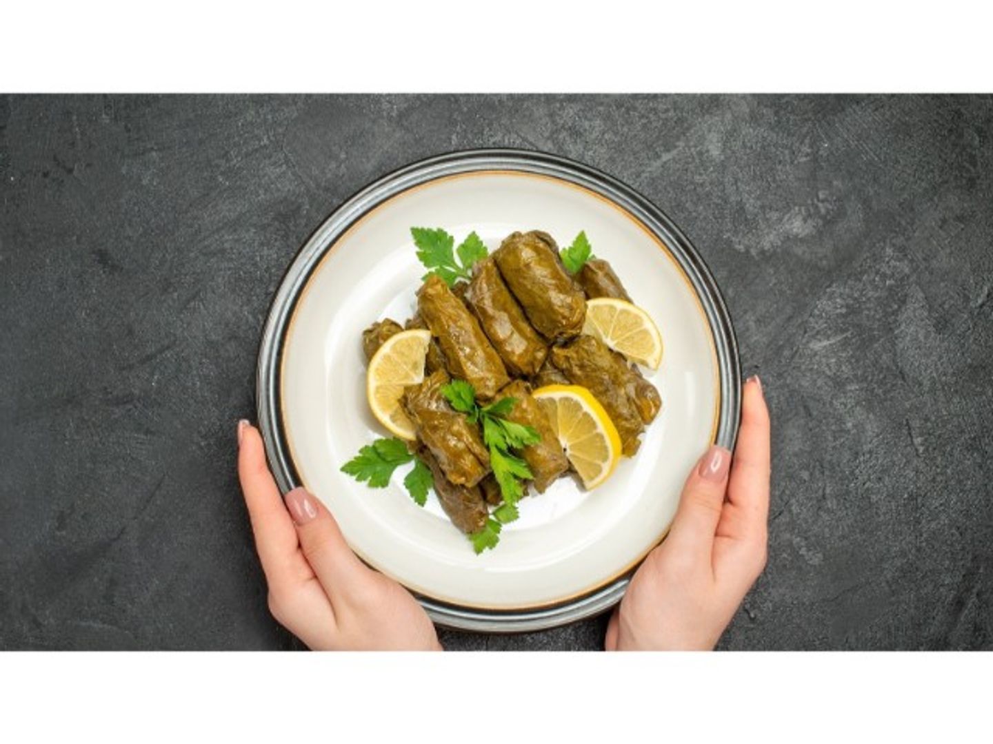 طاجن حمام ورق عنب