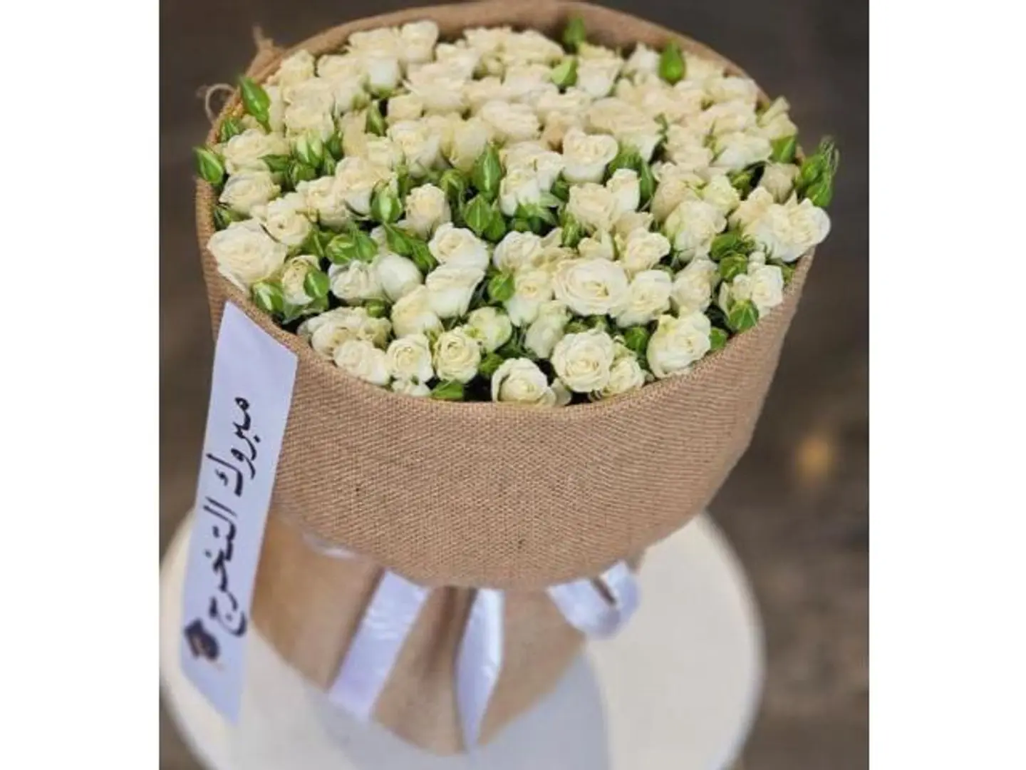 بوكيه بيبي روز ابيض