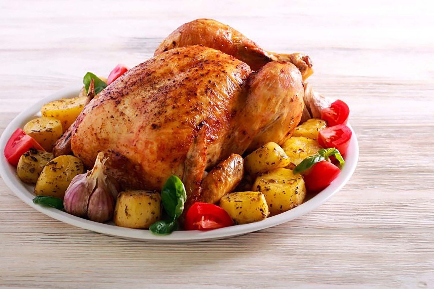One Piece Of Roasted Chicken