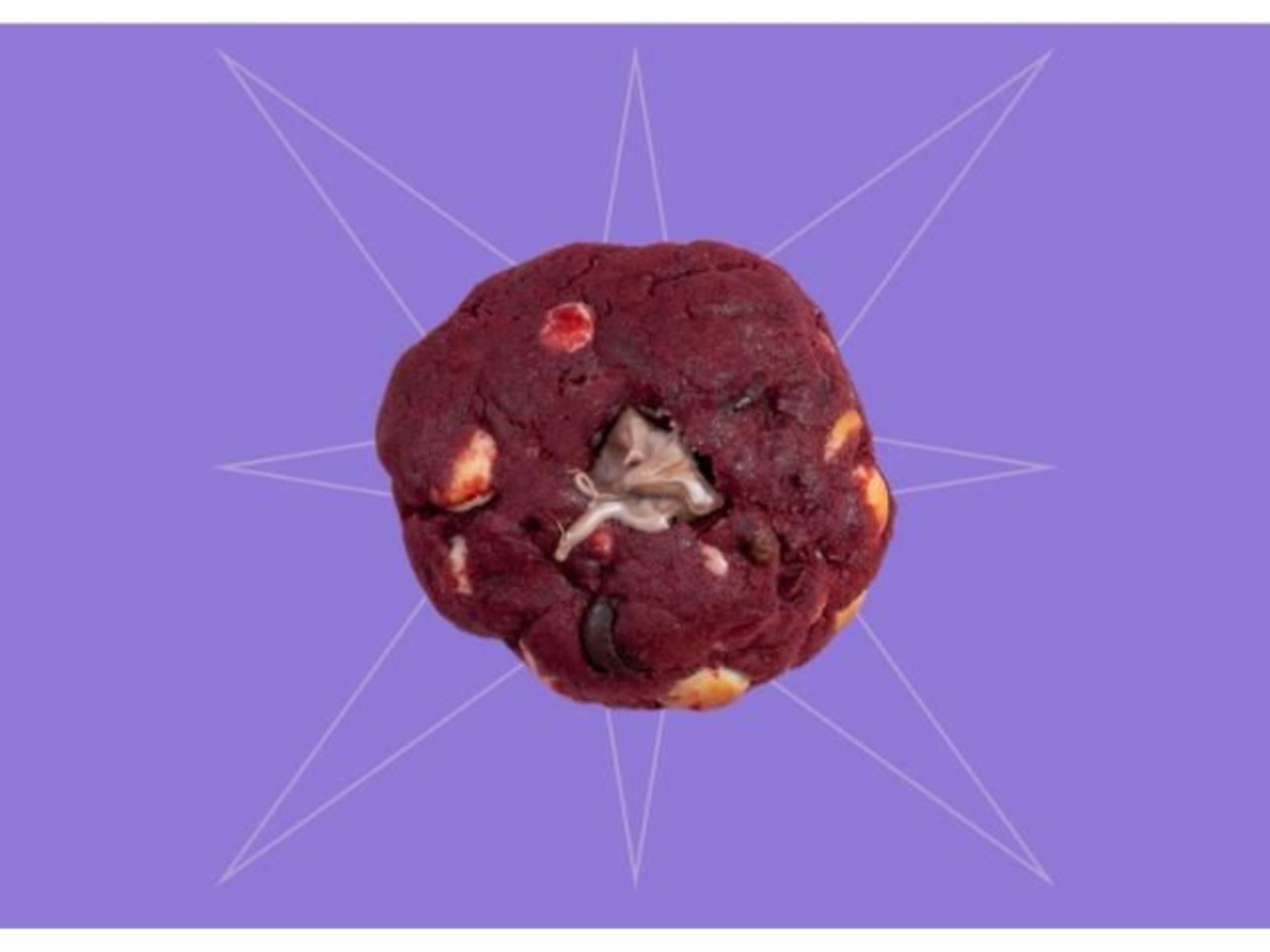 Red Velvet Cookies With Kinder 10 Pieces