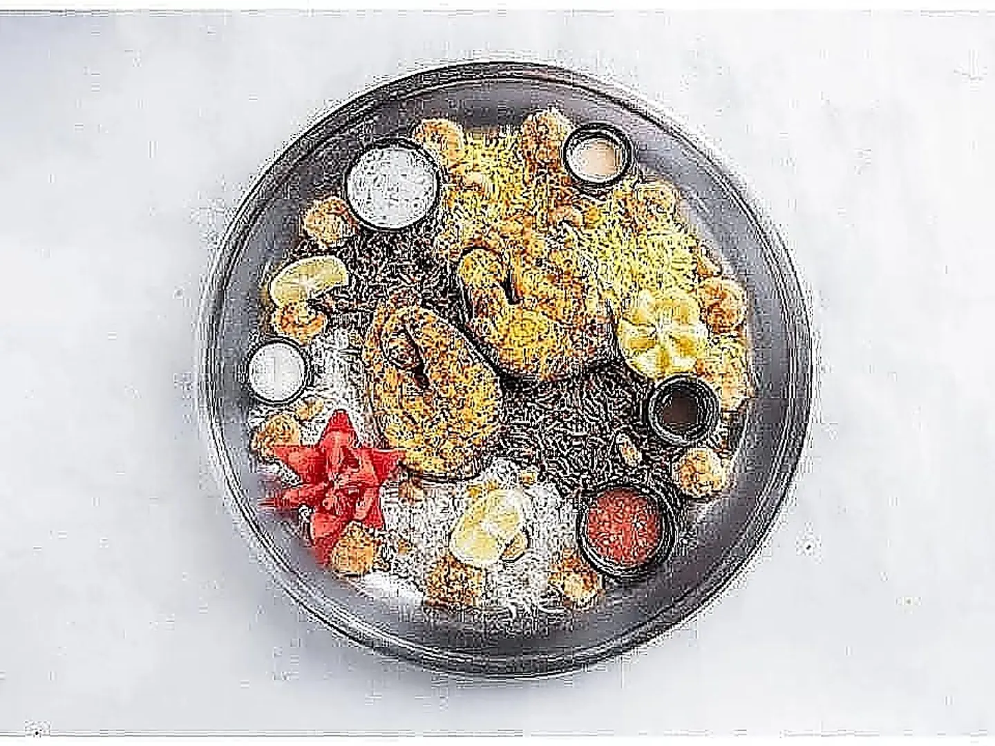 صحن وليمة 6 اشخاص