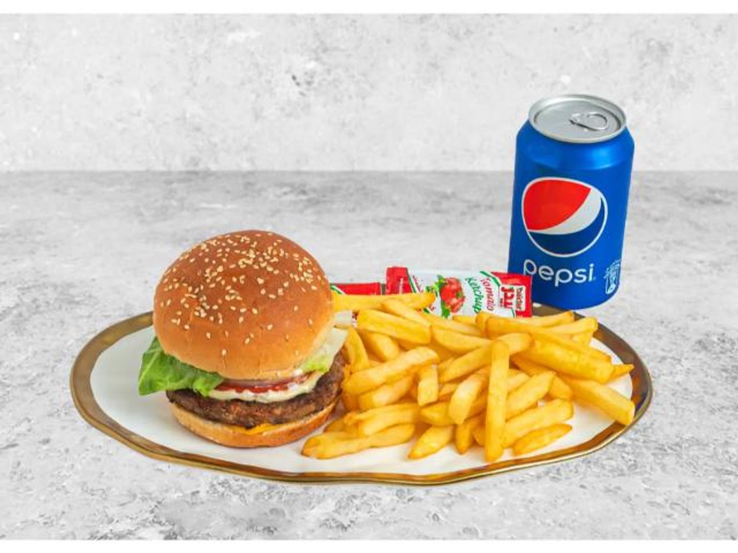 Beef Burger Meal