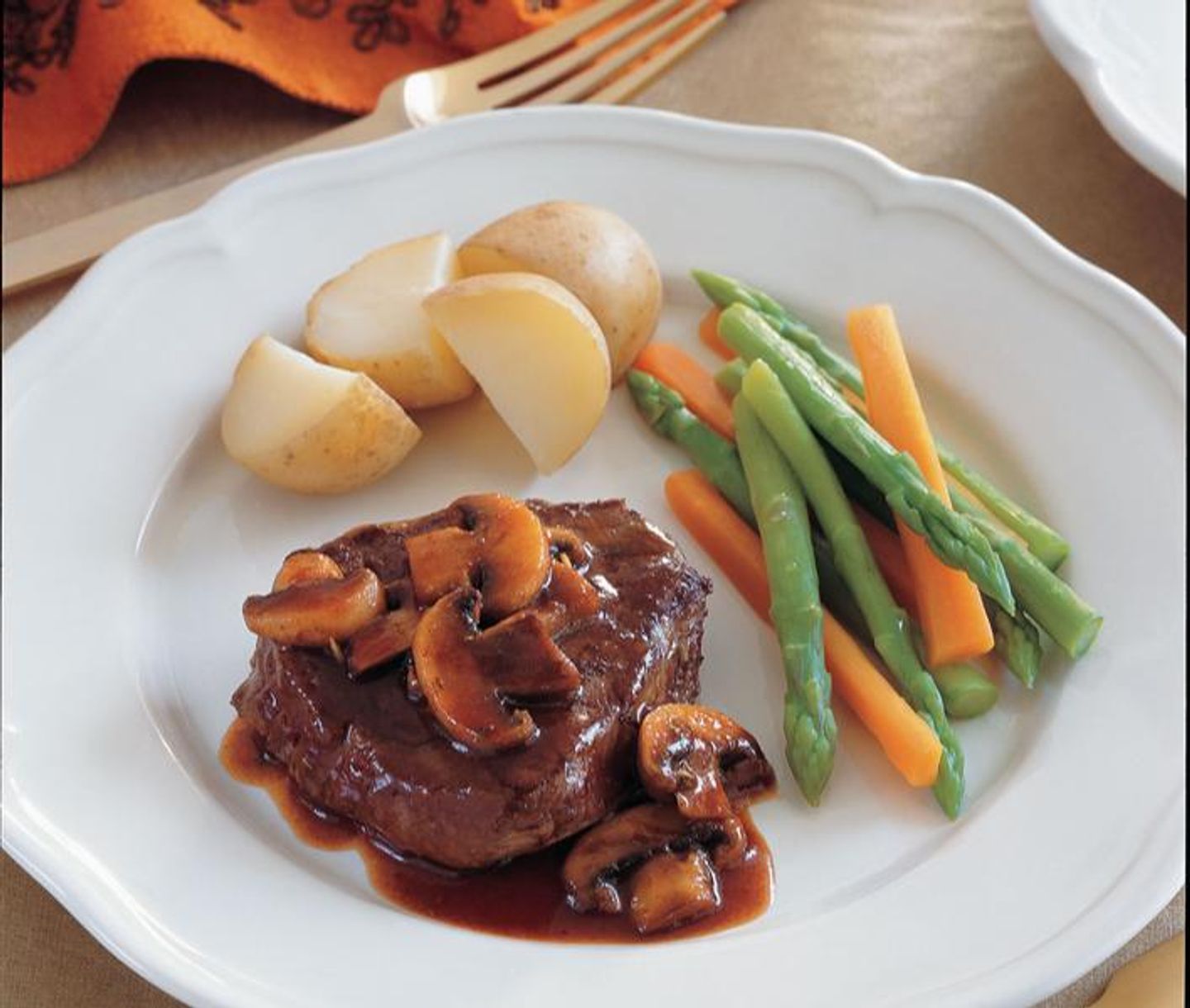 Steak With Mushrooms