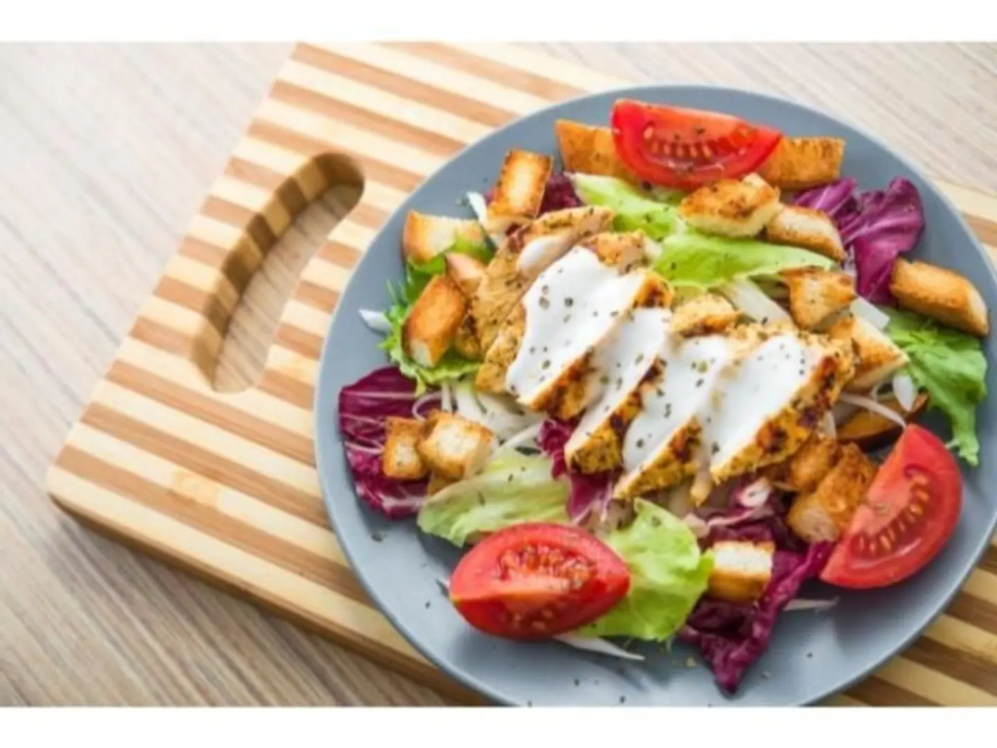 Sliced Vegetable Salad