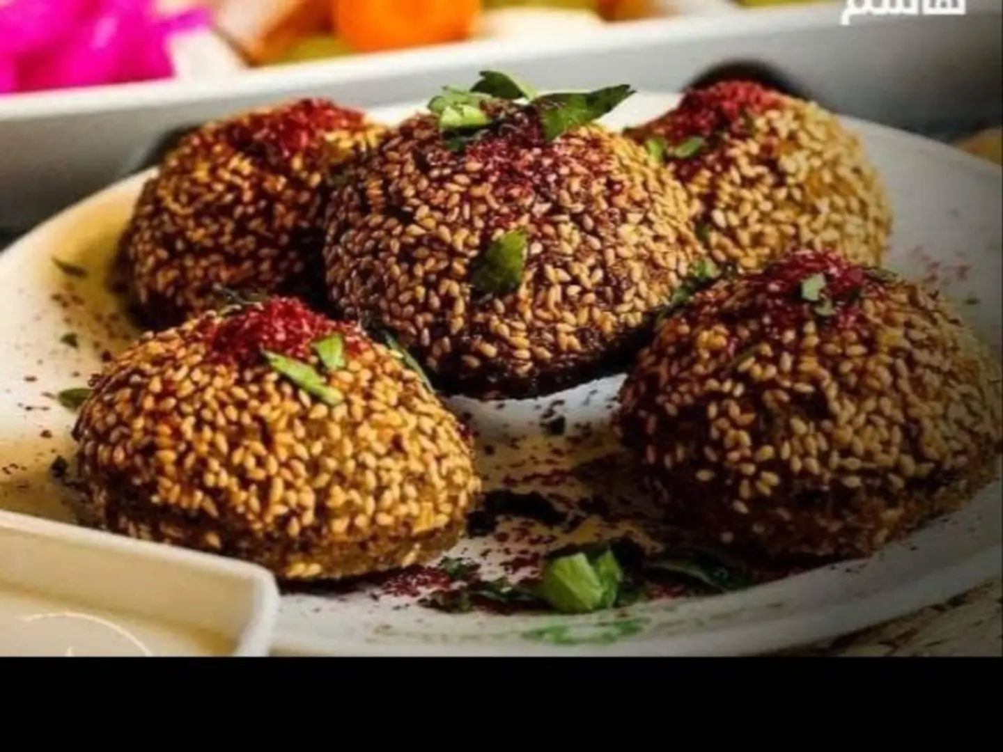 صحن فلافل محشي مع البطاطس20حبه