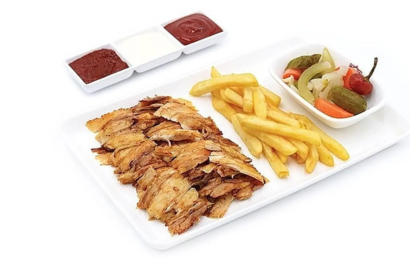 صحن شاورما دجاج