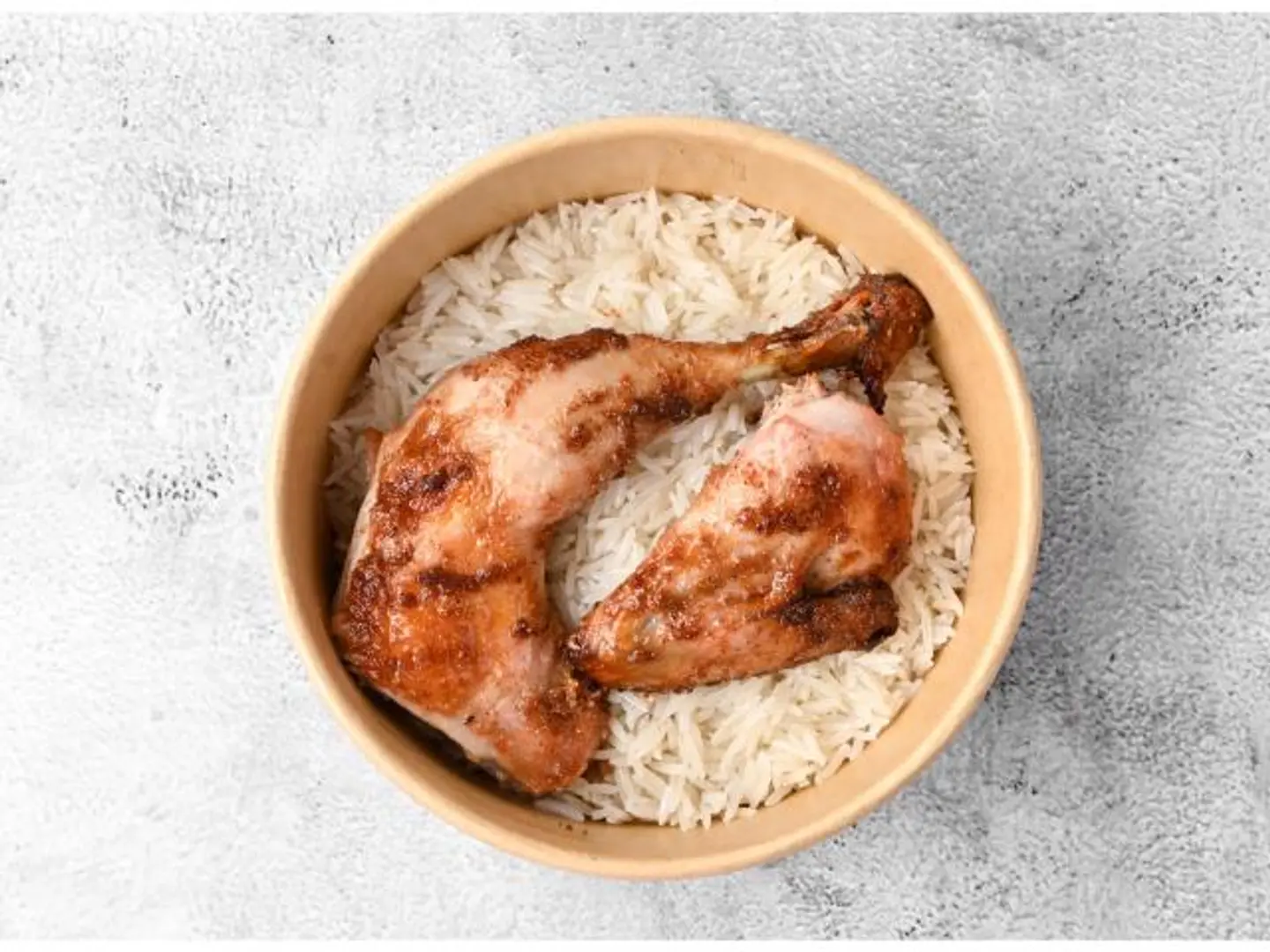 Chicken Tabaka With Rice