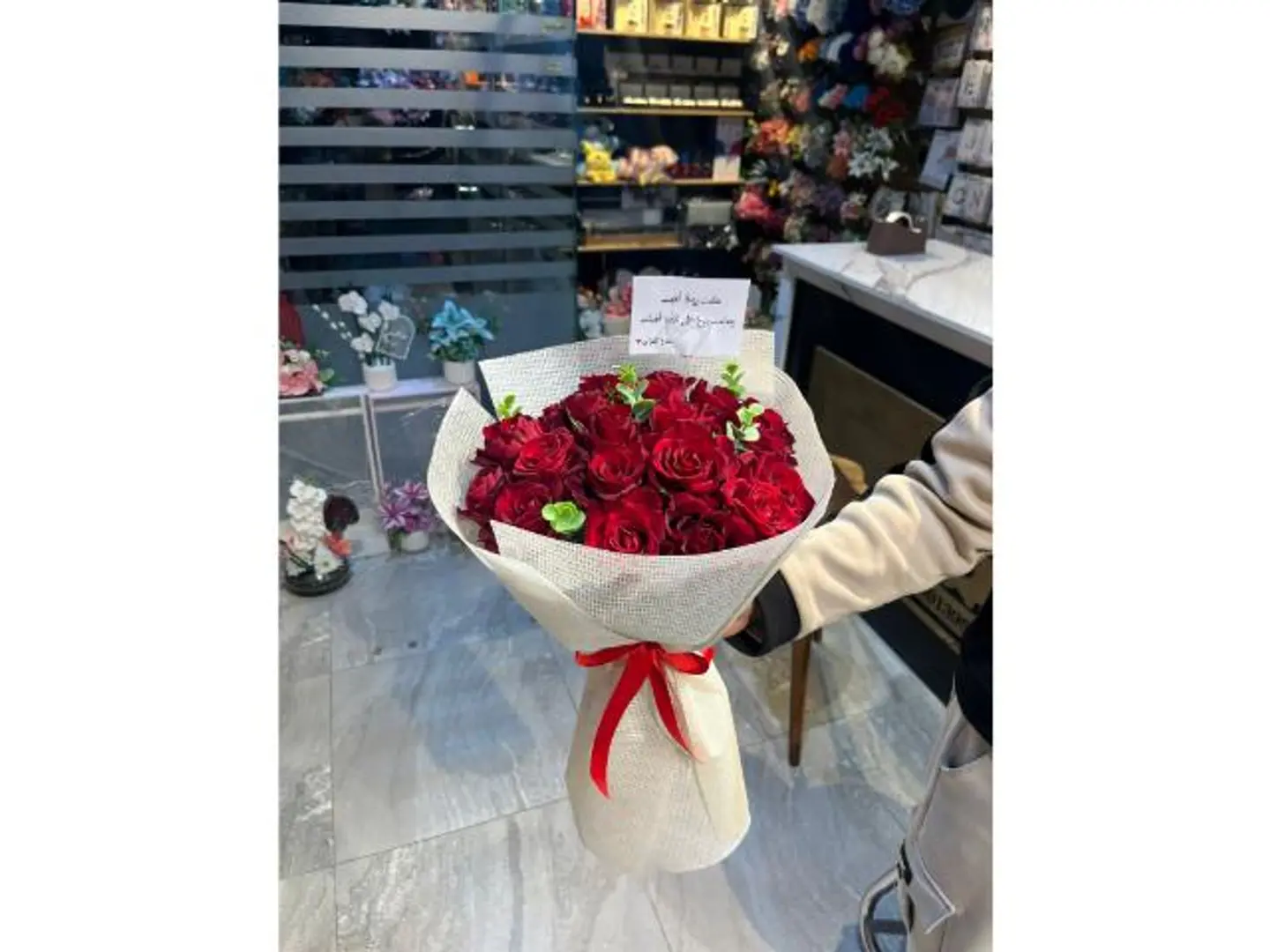 بوكيه ورد احمر ٢٠ ورده