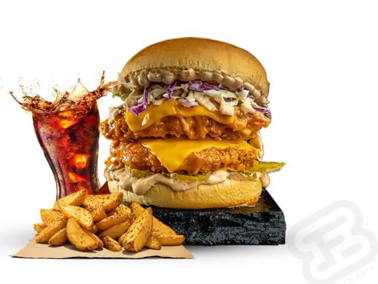 Double Chicken Crispy Combo