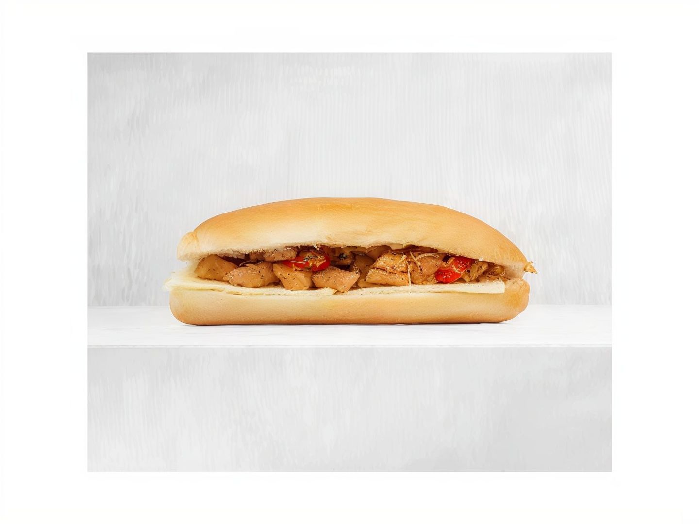 Sheep Moqalqal Sandwich, Samuli Bread With Cheese