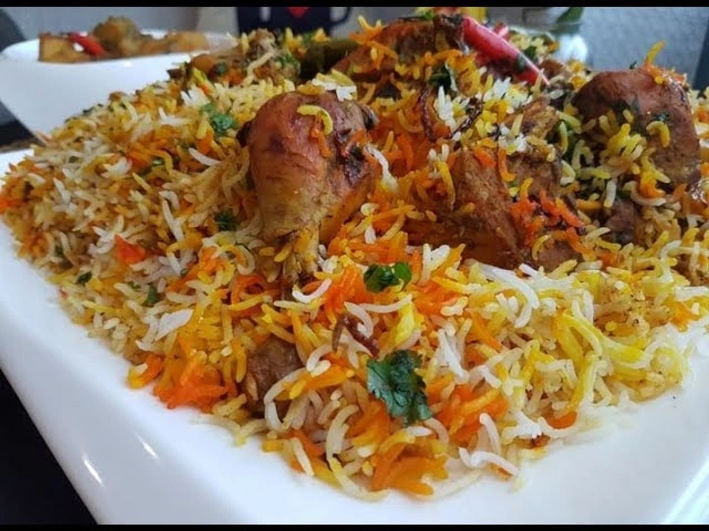 صينية ارز برياني دجاج وسط