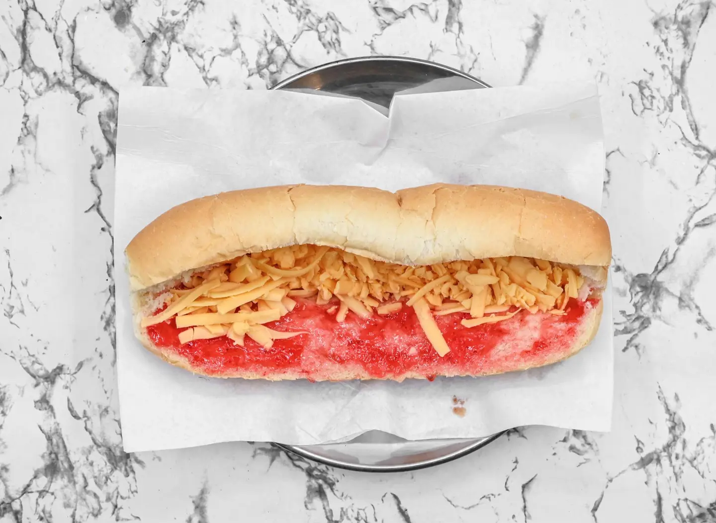 ساندوتش جبنة مع مربى