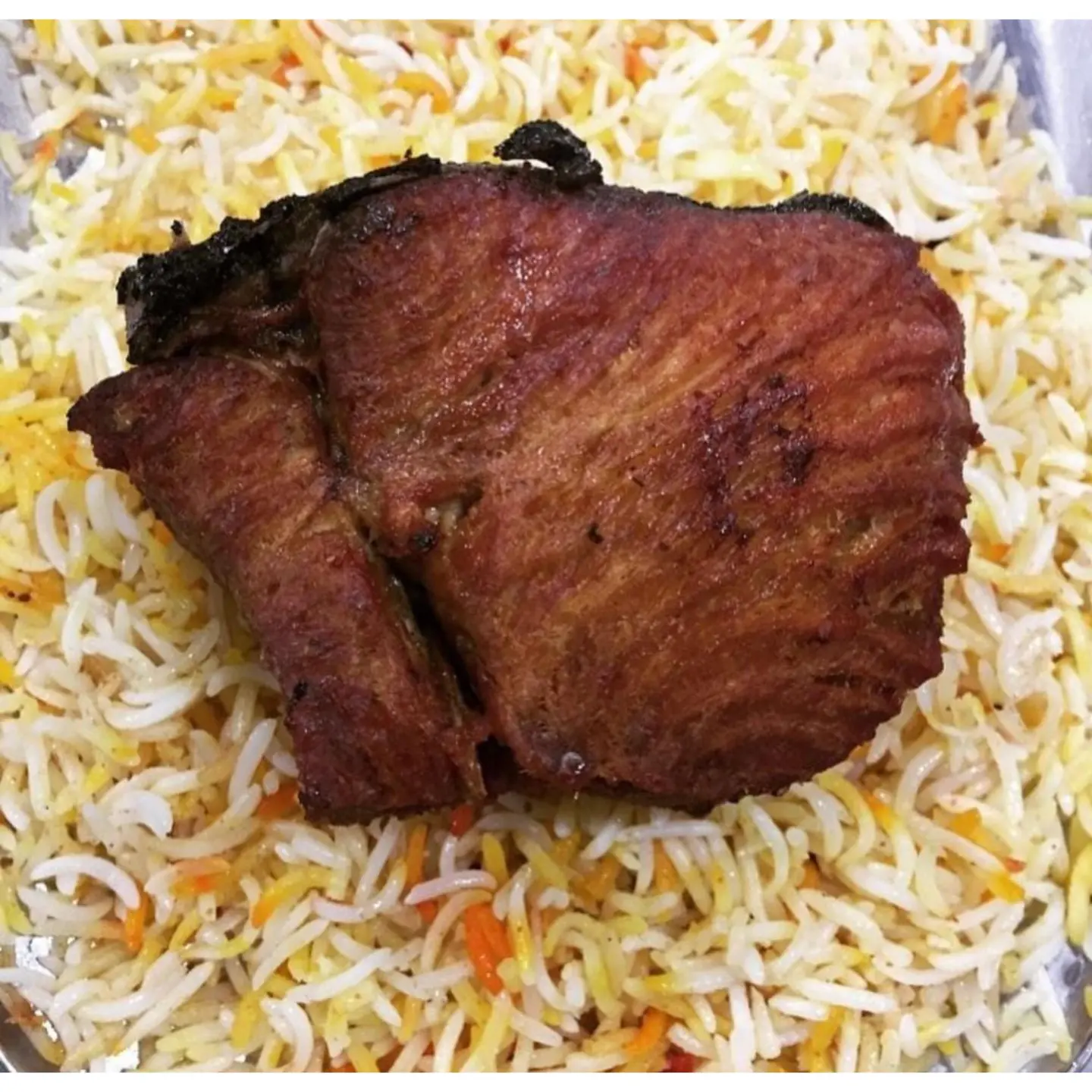 Fried Thamad Fish - Hadrami Rice