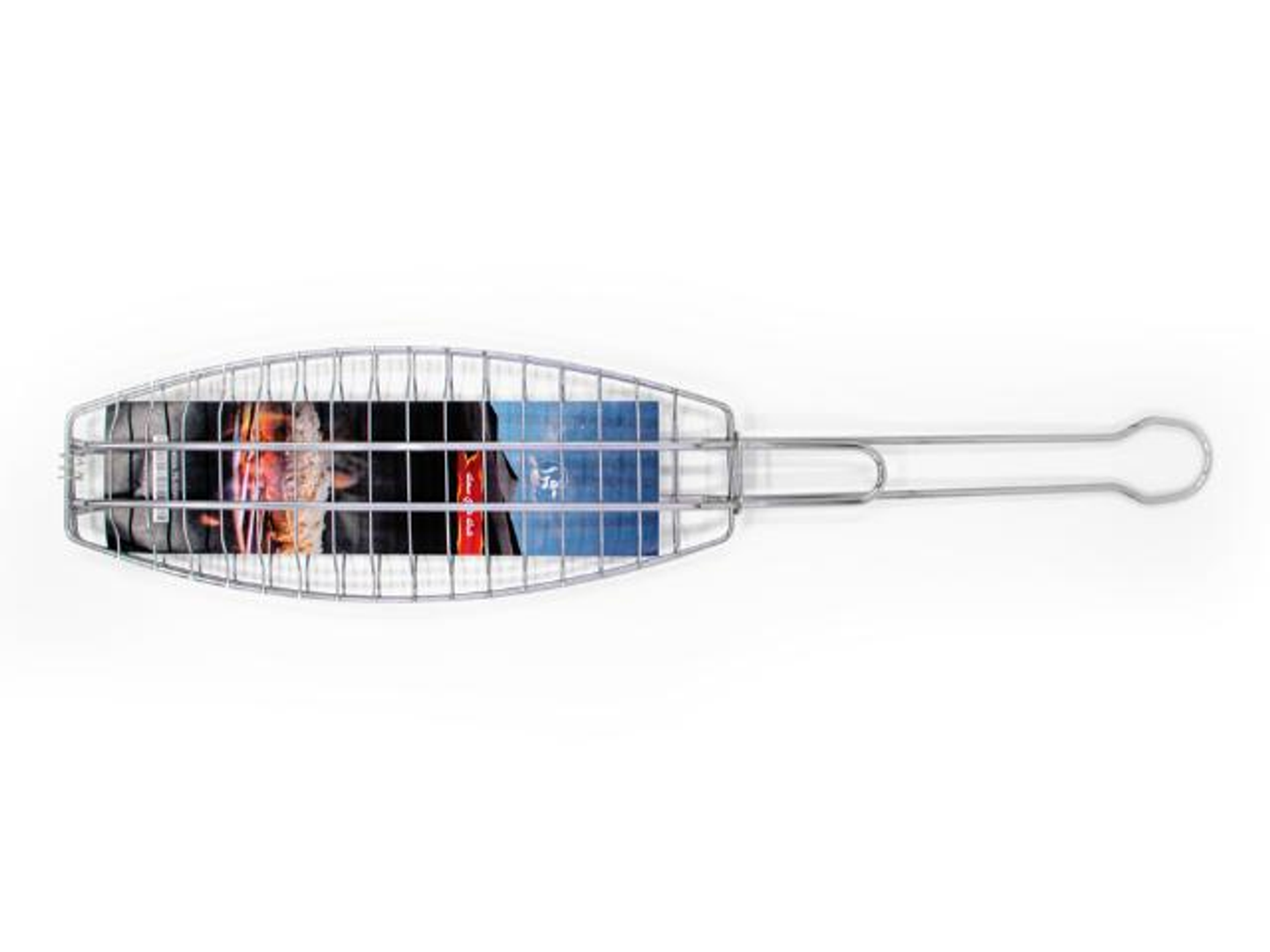 Qamra Bbq Fish Steel Basket قطعة\Pcs