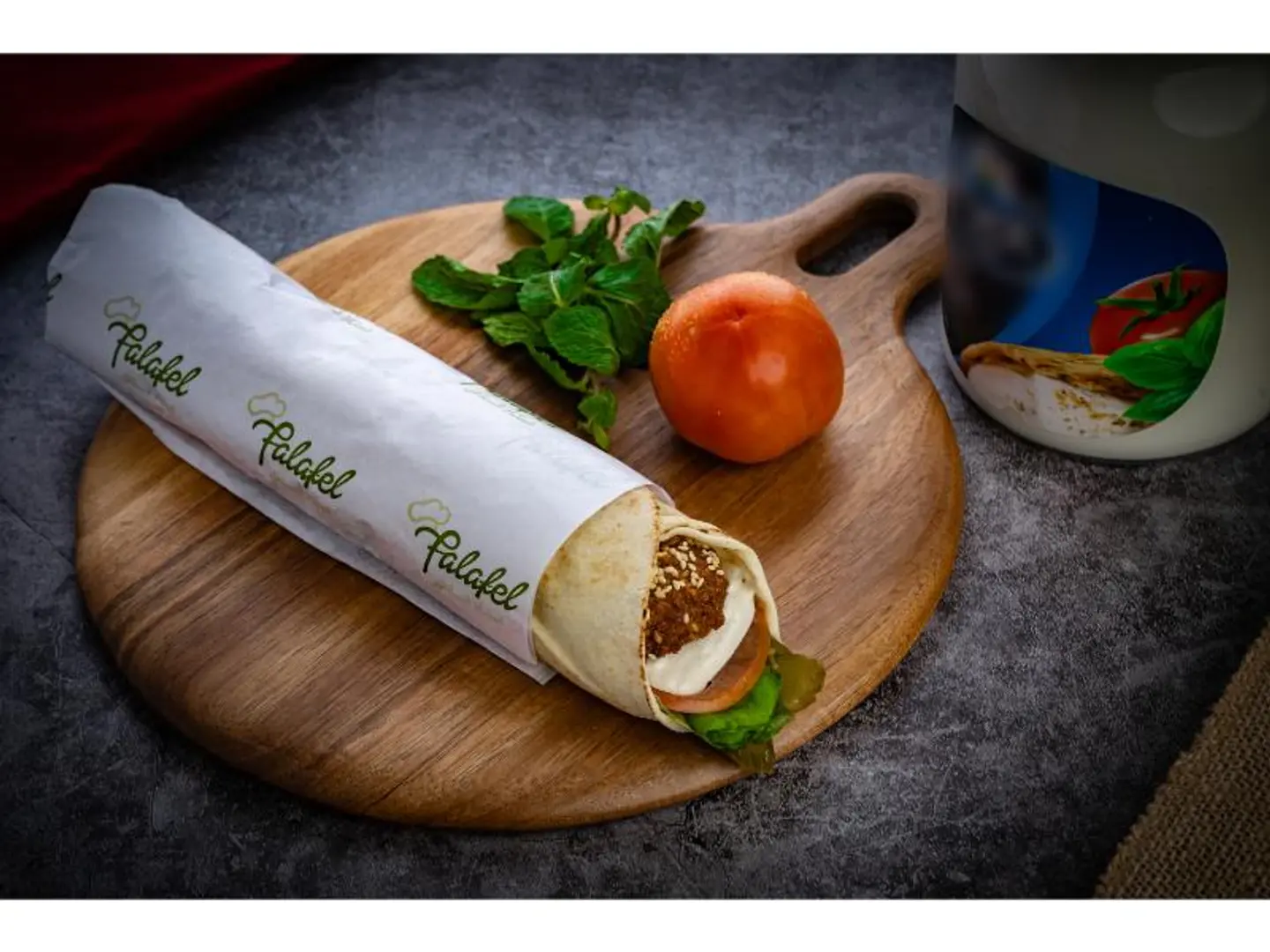 Falafel Hummus